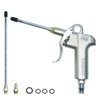 Imagen de CCLIFE pistola de aire comprimido, soplado comprimido 1/4 pulgadas, alta presión, compresor neumático, herramienta limpieza para procesos