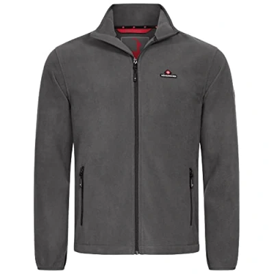 Imagen de Höhenhorn Badus chaqueta de forro polar para hombre, microfelpa con cremallera completa, senderismo y excursionismo, azul oscuro., XL