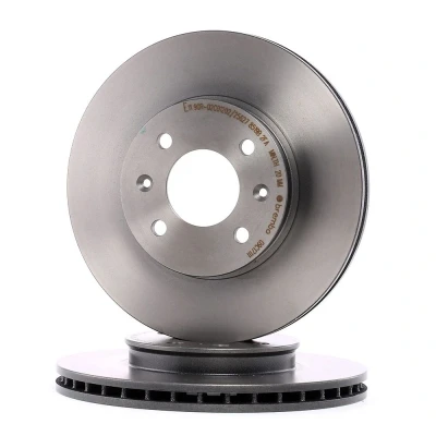 Imagen de BREMBO COATED DISC LINE 09.C171.11 Disco de freno 256 22 4 ventilación interna revestido con tornillos KIA: RIO III Furgón / Hatchback, 3 norauto,