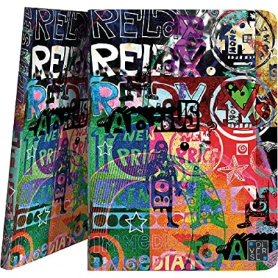 Imagen de Grafoplás 1332418. Carpetas de 30 Fundas, A4, Transparentes, Cubiertas Polipropileno, Colección Diverse, Modelo Relax