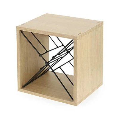 Imagen de Compactor Copenhagen Botellero, Hierro, Madera, 36 x 30 36,5cm