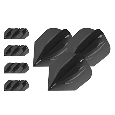Imagen de Target Darts 5 x Juegos de ID Pro. Ultra Negro No.6 Vuelos Dardos 15 en Total