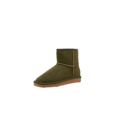 Imagen de ESPRIT Mujeres acogedoras, Botas Cortas al Tobillo, Color Verde Caqui, 41 EU