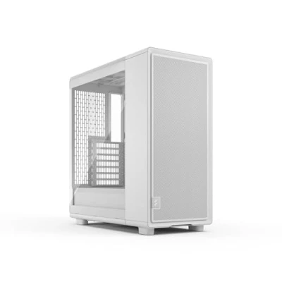 Imagen de Fractal Design Epoch White Vidrio Templado Claro Teñido Panel Frontal de Malla Tres Ventiladores Momentum 12 Incl. Interior Espacioso Soporte ATX/mATX/ITX