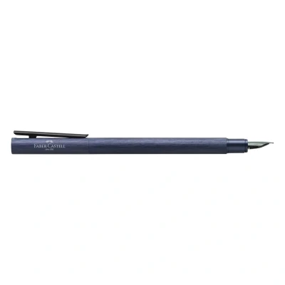 Imagen de Faber Castell Neo Slim Aluminium Dark Blue FP F