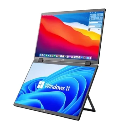 Imagen de Lipa HDR 72 Dual Portable monitor Full HD pantalla plegable ultraancho 2 x 15,6 pulgadas Tri Triple 60Hz e IPS