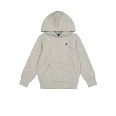 Imagen de Champion Legacy Basics B Ultralight Powerblend Fleece Sudadera con Capucha, Gris Claro, 7 8 Years para niños y jóvenes