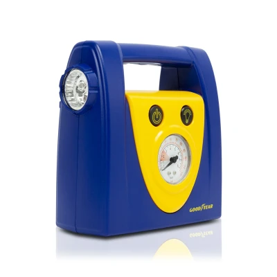 Imagen de Goodyear GOD0007 Compresor de aire 12V 120psi con alimentación por toma mechero, portátil
