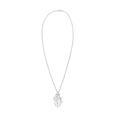 Imagen de Elli Collares Mujeres Imagen de María Cruz con Cristal Zirconia en Plata Ley 925
