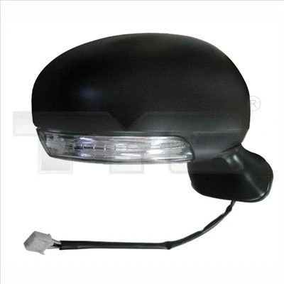 Imagen de Espejo retrovisor Tyc 336 0115 derecha imprimado para ajuste elect. espejo, convexo, calefactable TOYOTA: Avensis III Berlina, Familiar