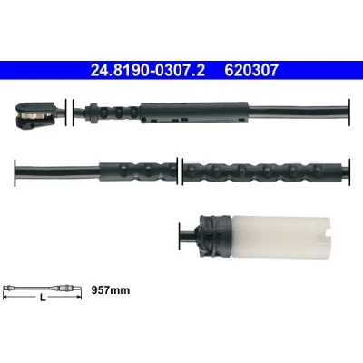 Imagen de ATE 24.8190 0307.2 Sensor de Desgaste Pastillas Frenos MINI: Countryman, Paceman
