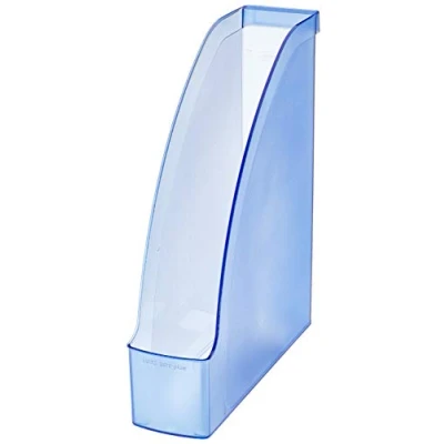Imagen de Leitz Archivador de pie A4, 6 unidades, para uso en formato vertical y horizontal, color azul, serie Plus, 24760034