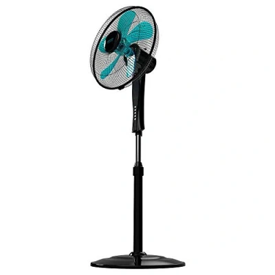 Imagen de Cecotec Ventilador de Pie con Mando a Distancia y Temporizador EnergySilence 530 Power Connected Black. 50 W, 5 Aspas 40 cm, 3 Velocidades, Motor Cobre, Oscilante, Pantalla, Negro