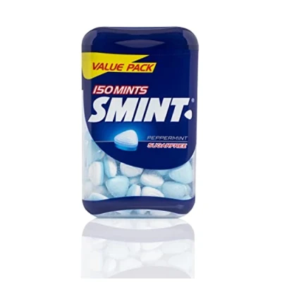 Imagen de Smint Bote Ahorro Menta, Caramelo Comprimido Sin Azúcar 8 unidades de 150 comprimidos (Total 840 gr.) g