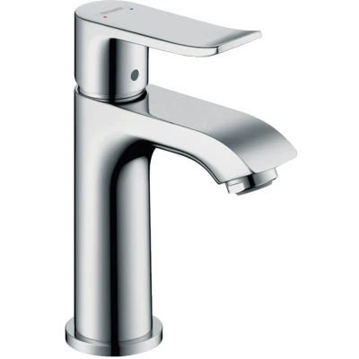 Imagen de Hansgrohe 31088000 Metris grifo monomando de lavabo 100 con vaciador automático, cromo