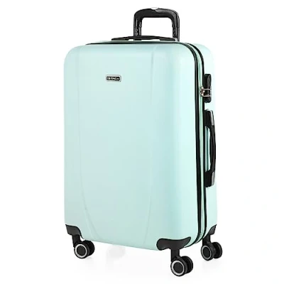 Imagen de ITACA Maletas Grandes De Viaje: Maleta Grande 23 Kilos, Viaje Grande, para Todas Tus Aventuras. Material ABS Resistente y Ligera, Verde Menta