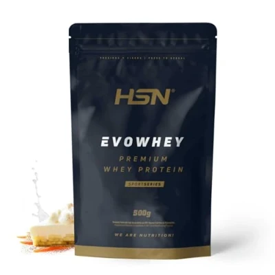 Imagen de HSN Evowhey Protein Banana Caramelo 500g = 17 Tomas por Envase Concentrado de Proteína Suero 100% Whey Concentrate (WPC) No GMO, Vegetariano, Sin Gluten ni Soja