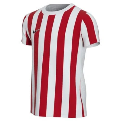 Imagen de Nike Unisex Niños Camiseta y Nk Df Strp Dvsn IV Jsy Ss, Blanco, Rojo Negro, CW3819 104, L