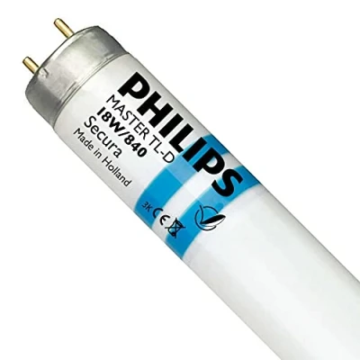 Imagen de Philips MASTER TL D Super 80 Tubo fluorescente 18 W/840 1SL, 4000K , color blanco frío