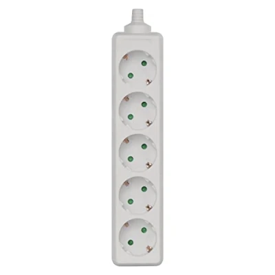 Imagen de Emos 5 Way Socket Strip SCHUKO Without Cable, with Child Protection, for Indoor Use, Spare Switch