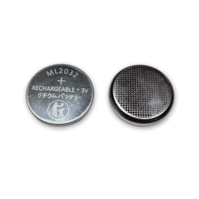Imagen de Girafus ML2032 Pila Recargable (3 V, 80 mAh, Recambio para CR2032 compatible calculadora, Velas, Bicicletas, Juguetes, Llaves de Coche, Equipos informáticos, etc. (2 Piezas)