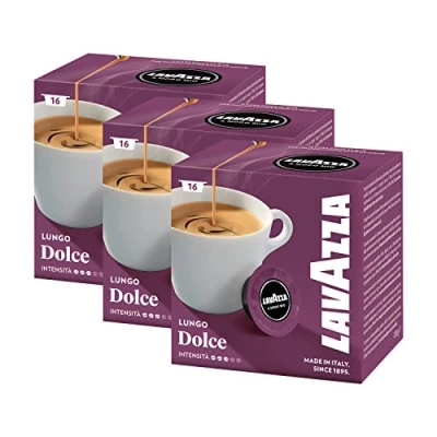 Imagen de Lavazza A Modo Mio Lungo Dolce, 3x 16 Caps (3x 128g)