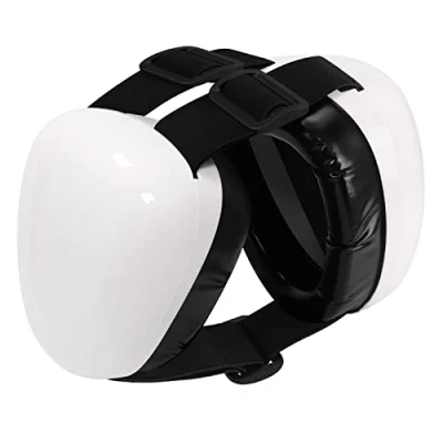 Imagen de derYEP Orejeras para perro protección auditiva, 29 dB, NRR, contra el ruido (XL, blanco)