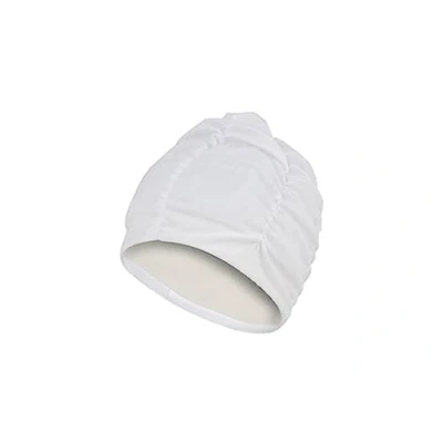 Imagen de Fashy Women&#039;s Fabric Gorra de natación (poliéster), Color Blanco