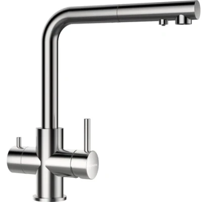 Imagen de SCHOCK Grifo de cocina VITUS Puro agua con filtro alta presión, color negro