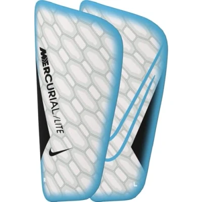 Imagen de Nike Mercurial Lite Fa22 Espinilleras, Adultos Unisex, Blue Fury/Black/Blue Fury, XL