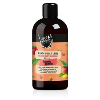 Imagen de Real Natura Champú Caracóis Perfeitos Definición Impecable para Cabello Rizado Sin Sulfatos, Parabenos y Siliconas Hidratación Protección 300 ml