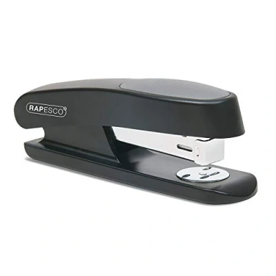 Imagen de Rapesco RR7260B3 Germ Savvy Antibacteriano, Sting Ray Grapadora de Media Carga, Negro