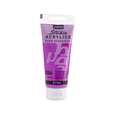 Imagen de Pébéo Acrílico Fine Studio Pintura acrílica Violeta Azul Iridescente 100 ml
