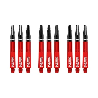 Imagen de RED DRAGON Nitrotech tallos intermedios Rojo 3 juegos por paquete (9 en total)
