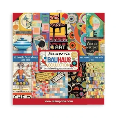 Imagen de Stamperia International Scrapbooking Pad Bauhaus, multicolor, 30,5 x cm (SBBL116)
