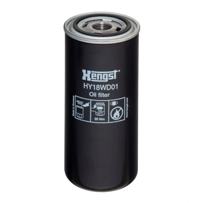 Imagen de HENGST FILTER HY18WD01 Filtro de aceite 1 12 UNF enroscable