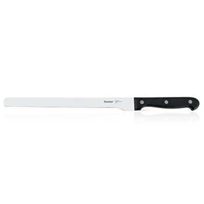 Imagen de Metaltex PROFESSIONAL Cuchillo JAMONERO con Mango Baquelita color Negro. Hoja 25 cms