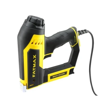Imagen de STANLEY FATMAX Multi grapadora eléctrica, empuñadura ergonómica, carga trasera, ajuste de potencia, acepta 3 tipos grapas y 2 clavos, guía para cable, FMHT6 75934