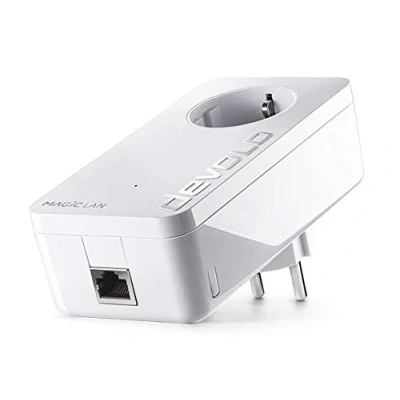 Imagen de devolo, 8252,Magic AA82 LAN Adaptador complementario 36892 (2400 mbpsPowerline + 1 x LAN)