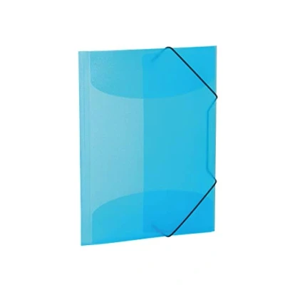 Imagen de HERMA 19518 carpeta de dibujo Translúcido en Azul claro, A3, plástico resistente, con 3 solapas interiores, 1 palmo