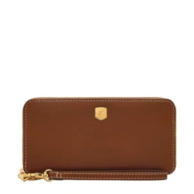 Imagen de Fossil Lennox ZIP Continental Monedero, Mujer, Talla: One Size, Brown
