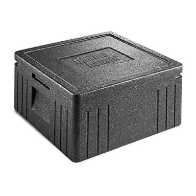 Imagen de thermohauser Caja térmica para pizza Eco Line, de EPP, con tapa (21,5 L, 41 x 23,5 cm), entrega pizzas