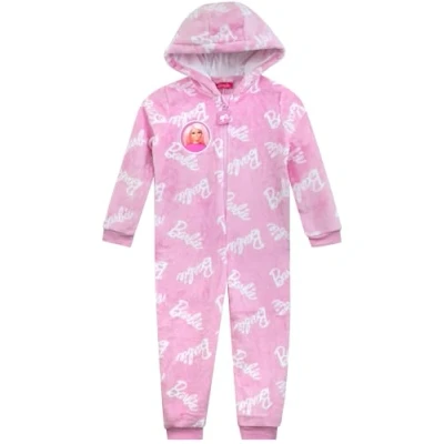 Imagen de Barbie Mono niñas Monos para Pijamas de Lana Rosa niños Mercancía Oficial 4 5 años