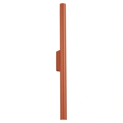 Imagen de SOLLUX lighting PASTELO Lámpara de pared moderna Accesorio iluminación versátil G9, max 8W LED, 230V, 50Hz, IP20 Bombilla no incluida 2x Fuente Luz 5x2,5x50cm, Rojo Ocre