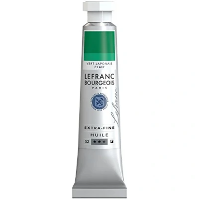 Imagen de Lefranc Bourgeois Óleo Extra Fino 20ml Tubo de pintura, Verde Japonés Claro