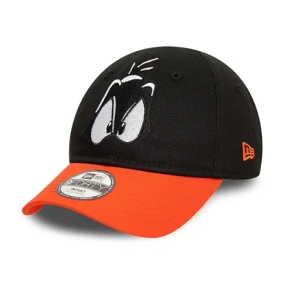 Imagen de New Era Babykappe Daffy Duck Looney Tunes 9Forty Gummizug gebogener Schirm Cap Säugling schwarz orange Infant