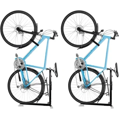 Imagen de Bike Nook Pro 2 Soportes verticales y de estante almacenamiento para bicicletas, original, garaje, interiores exteriores, rincones, no requiere taladro