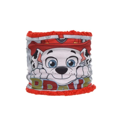 Imagen de Paw Patrol Chase Marshall Bufanda para niños, Talla: One Size, Rot