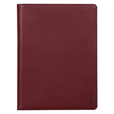 Imagen de Clairefontaine ES RHODIA 216008C Libreta portadocumentos y Rhodiarama n. 16 Lie de vino para bloc notas o cuadernos formato A5 (14,8 x 21 cm), piel italiana premium