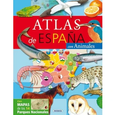 Imagen de Atlas de España con animales (Atlas infantiles)